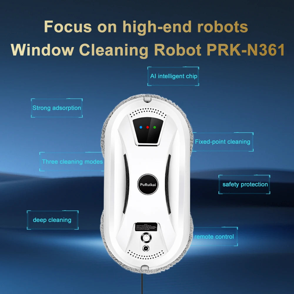 Robot lave-vitres télécommandé
